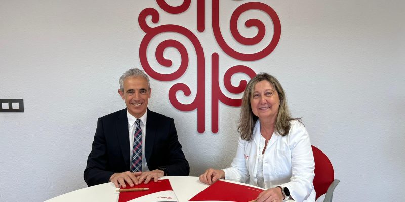 Doctor Manuel Ruibal con Ángela Guerra