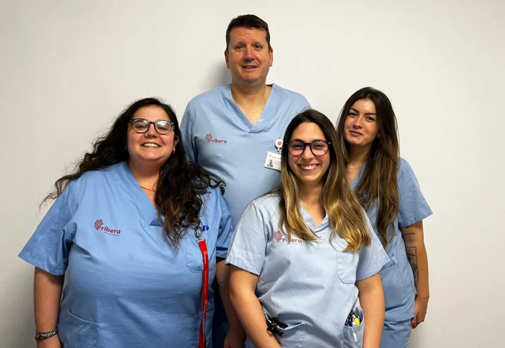 Equipo UCI Hospital Ribera Juan Cardona