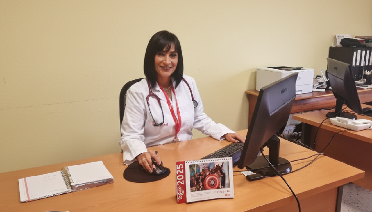 La doctora Sandra Carolina Duque López, nefróloga del hospital Ribera Juan Cardona
