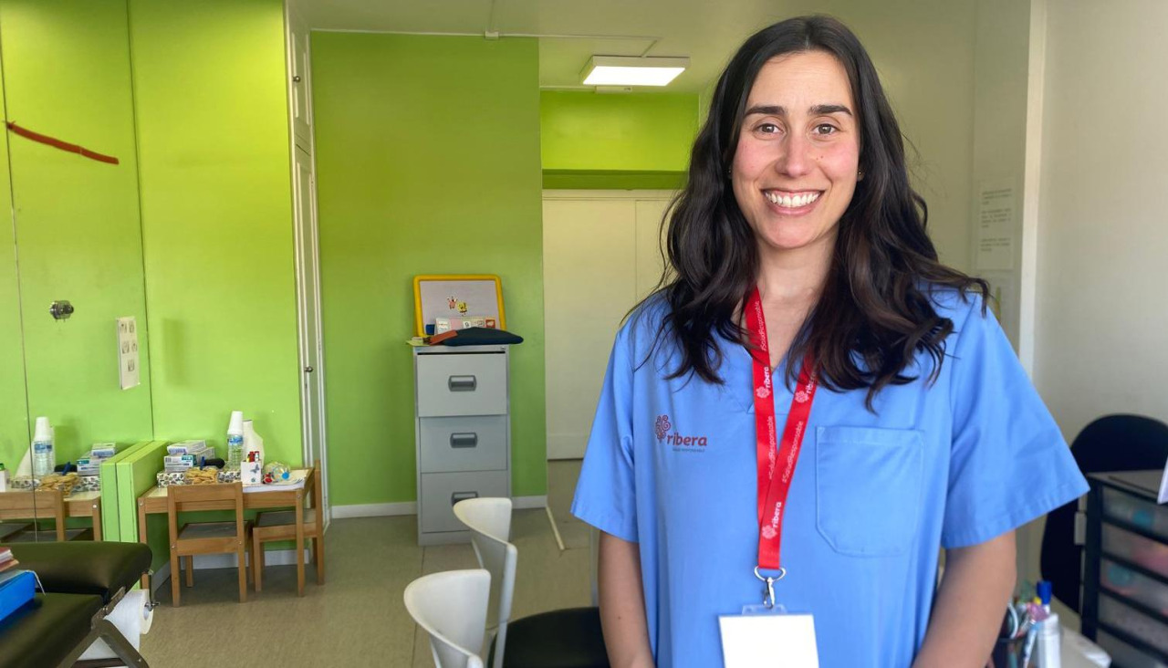 Sara Dopico, logopeda del Hospital Ribera Juan Cardona