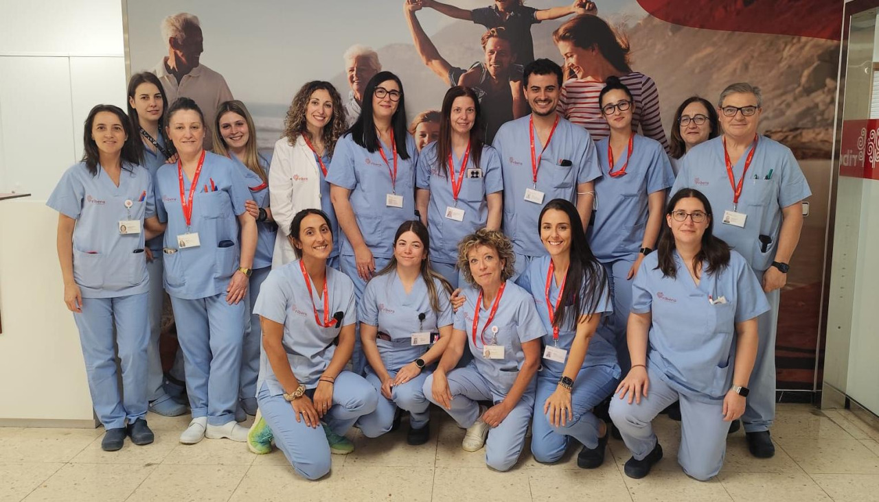 Personal de Enfermería del hospital Ribera Juan Cardona