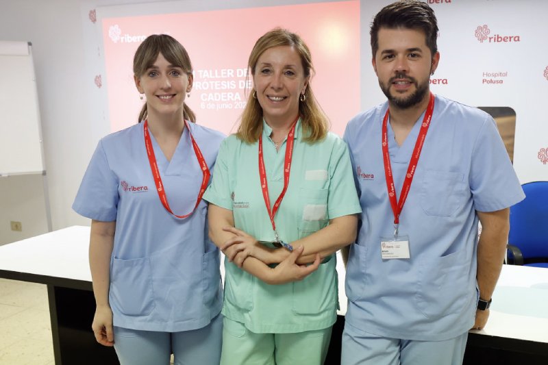 Andrea Rodríguez, Elena Matos y Edgar Naya
