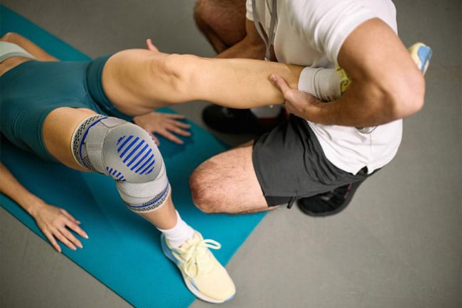 Atención médica para volver a entrenar después de una lesión