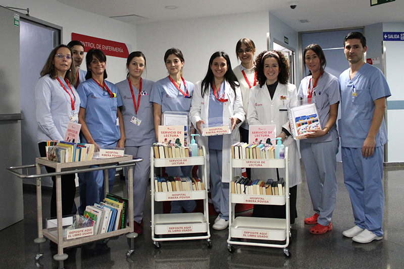 El Hospital Ribera Povisa pone en marcha un servicio de lectura para pacientes y familiares