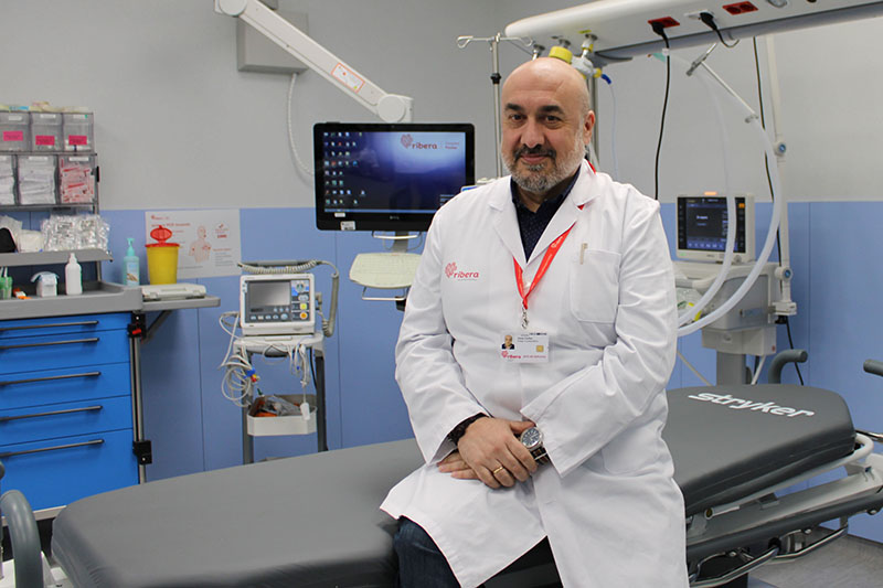El doctor Juan Carlos Fuego Lombardero, nuevo jefe del servicio de Urgencias del Hospital Ribera Povisa