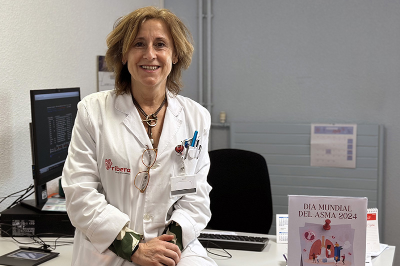 Neumóloga de Ribera Povisa destaca la importancia de la educación sobre el asma para mejorar la calidad de vida de los pacientes