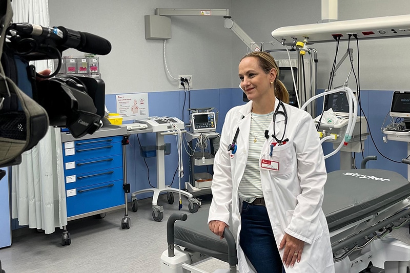 La doctora Corina Goiri, adjunta del servicio de Urgencias