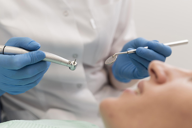 paciente en el dentista