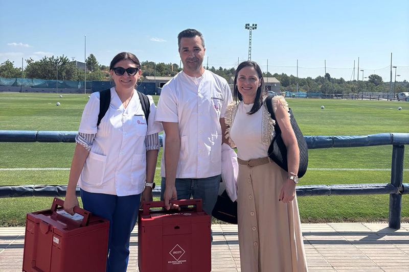 pruebas médicas de Ribera Lab con el Levante UD