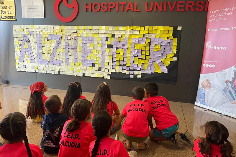 Un post-it por el Día del Alzheimer