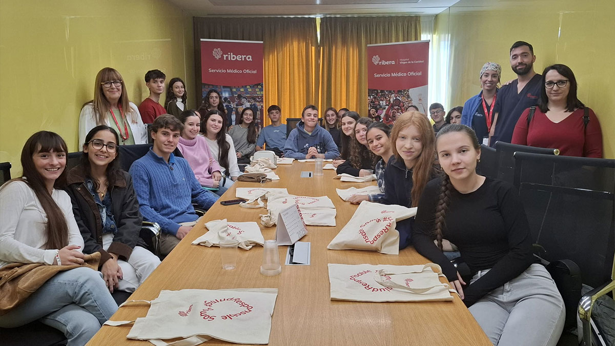 Ribera y colegio Maristas en Cartagena