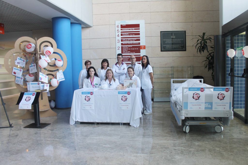 El Hospital de La Ribera celebra el Día Mundial de las Úlceras Por Presión