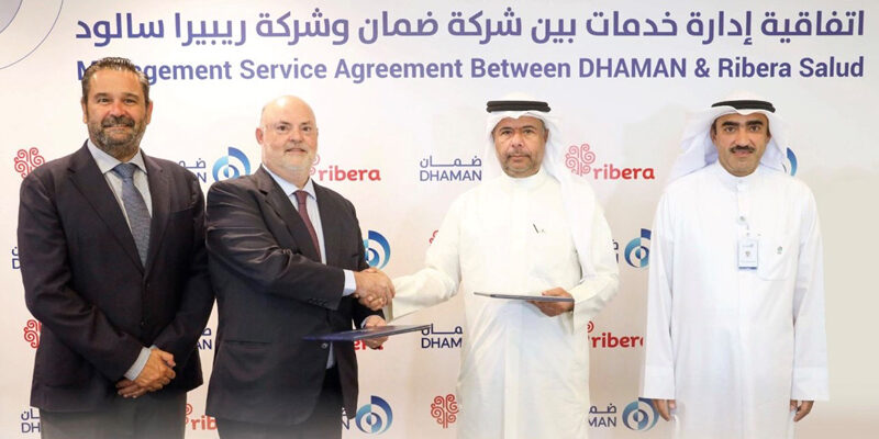 Ribera colabora con Dhaman Corporation para implantar los primeros hospitales público privados de Oriente Medio