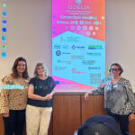 Beatriz Benito y Mercedes Gozalbo, de la Fundación Ribera Salud, y la doctora Julia Camps, jefa corporativa del Área de la Mama