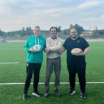 Representantes de los clubes de rugby y de Ribera IMSKE