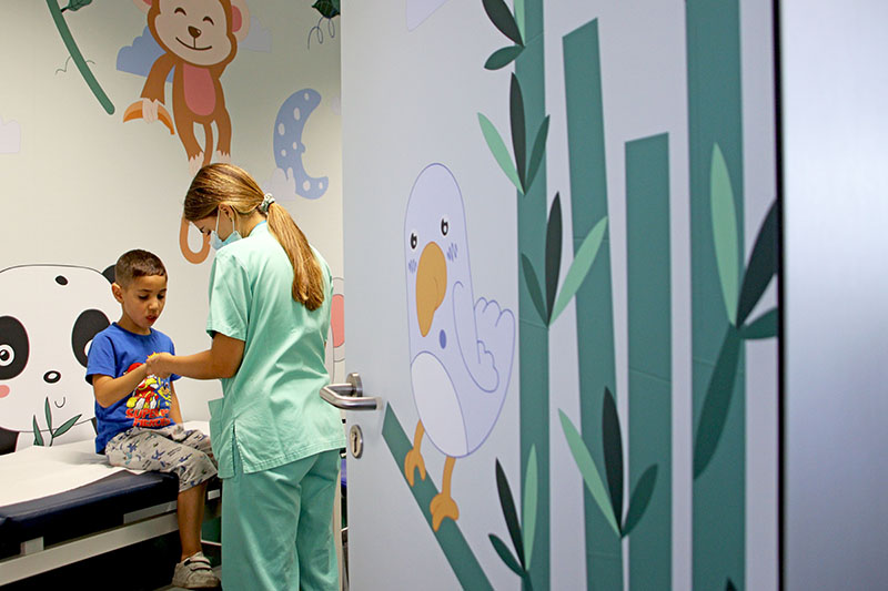 URGENCIAS PEDIÁTRICAS en un hospital Ribera