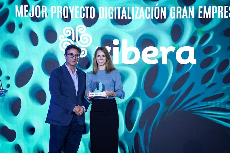 Ribera recibe el premio Disruptores Innovation 2026 al Mejor Proyecto de Digitalización en Gran Empresa